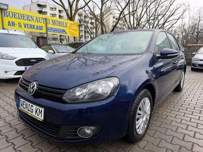 Second-hand VW Golf VI Trendline 86 CP (63 kW) 2011 Albastru Hatchback