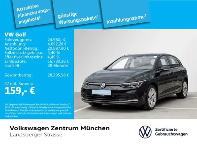 Gebraucht VW Golf VIII Style 150 PS (110 kW) 2024 Schwarz Limousine