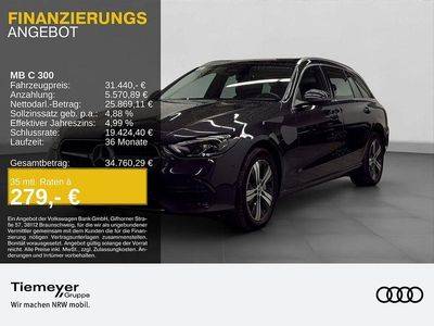Grau Gebraucht 2022 Mercedes C300e Avantgarde Limousine | 31.440 € (Fairer Preis)