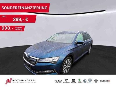 Gebraucht Skoda Superb Style 218 PS (160 kW) 2022 Lavablau metallic Kombi