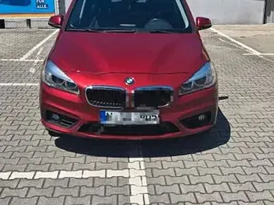 Gebraucht BMW 216 Gran Tourer Luxury Line 116 PS (85 kW) 2015 Rot Van / Kleinbus