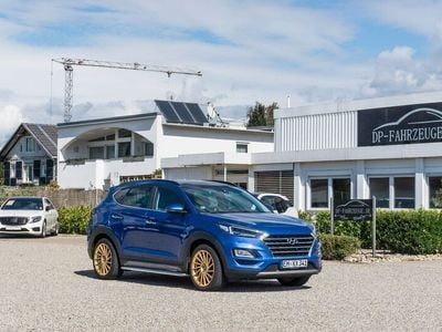 Gebraucht Hyundai Tucson Premium 177 PS (130 kW) 2018 Blau SUV