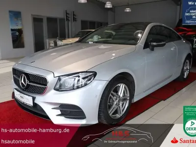 Używany Mercedes E220 AMG line 194 KM (142 kW) 2019 Srebrny Coupe