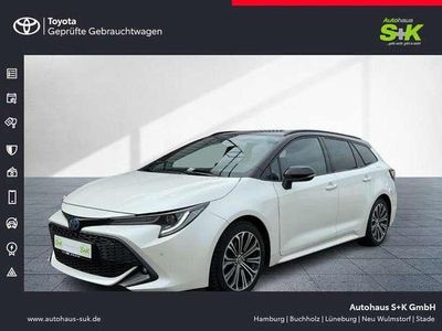 Second-hand Toyota Corolla Lounge 184 CP (135 kW) 2019 Alb Break