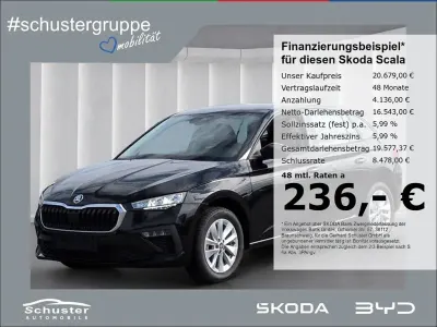 Gebraucht Skoda Scala Selection 95 PS (69 kW) 2025 Schwarz Kleinwagen