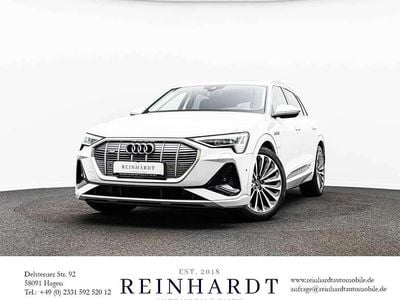 Gebraucht Audi e-tron S-Line 300 kW (408 PS) 2021 Gletscherweiß metallic SUV