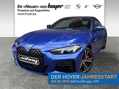 Neu BMW 420 M Sport 184 PS (135 kW) 2025 Blau Cabrio