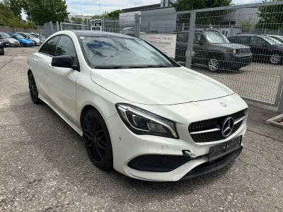 Używany Mercedes CLA220 AMG line 177 KM (130 kW) 2017 Biały Sedan/Limuzyna