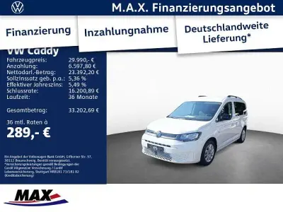 Gebraucht VW Caddy Life 122 PS (89 kW) 2024 Weiß Van / Kleinbus
