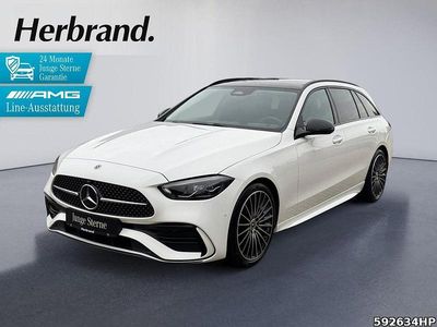 Unilack polarweiß Gebraucht 2025 Mercedes C180 AMG Kombi | 42.680 € (Etwas zu teuer)