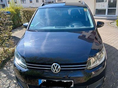 Gebraucht VW Touran Comfortline 105 PS (77 kW) 2012 Schwarz Van / Kleinbus