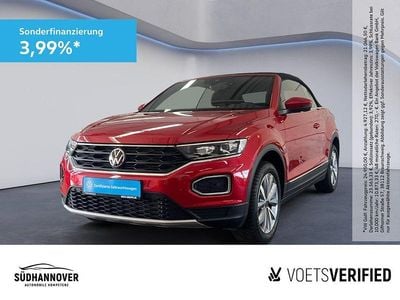 Gebraucht VW T-Roc Cabriolet Style 110 PS (80 kW) 2021 Rot Cabrio