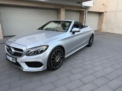 Gebraucht Mercedes C250 AMG line 211 PS (155 kW) 2018 Silber Cabrio