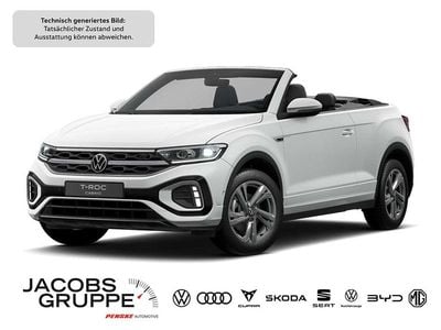 Gebraucht VW T-Roc Cabriolet R-line 150 PS (110 kW) 2025 Weiß Cabrio