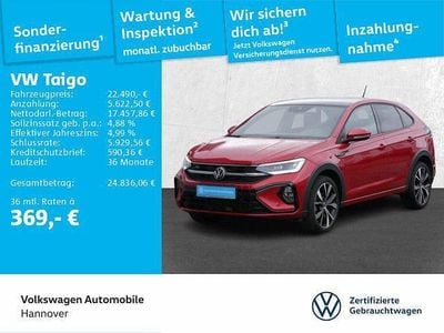 Gebraucht VW Taigo R-line 150 PS (110 kW) 2022 Rot SUV