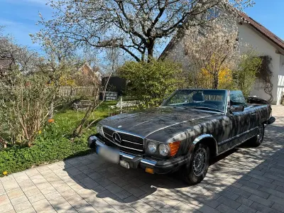 Gebraucht Mercedes SL380 204 PS (150 kW) 1984 Grau Cabrio