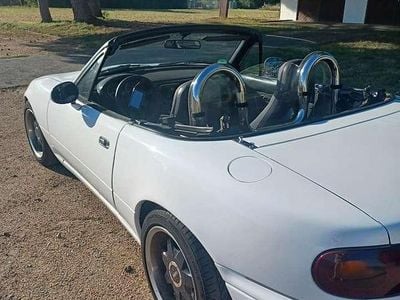 Gebraucht Mazda MX5 116 PS (85 kW) 1990 Weiß Cabrio