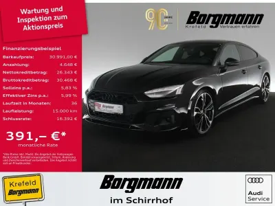 Gebraucht Audi A5 Sportback S-Line 204 PS (150 kW) 2022 Schwarz Kleinwagen