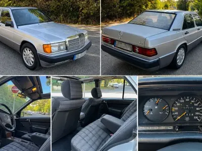 Gebraucht Mercedes 190 148 PS (108 kW) 1992 Silber Limousine