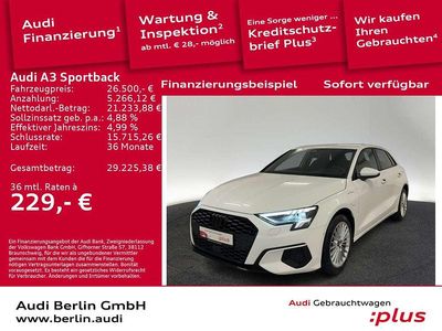 Ibisweiß Gebraucht 2023 Audi A3 Advanced Plus Kombi | 26.500 € (Etwas zu teuer)