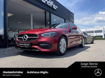 Rot Gebraucht 2024 Mercedes C200 Avantgarde Limousine | 38.490 € (Guter Preis)