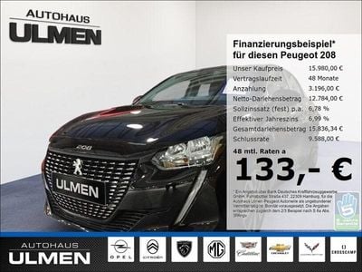 Schwarz Gebraucht 2023 Peugeot 208 Active Kleinwagen | 15.980 € (Fairer Preis)