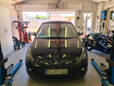 Gebraucht Mitsubishi Grandis 121 PS (88 kW) 2005 Schwarz Van / Kleinbus