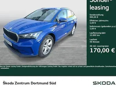 Brugt Skoda Enyaq iV Loft 108 kW (148 HK) 2023 Blå SUV