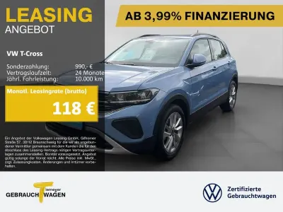 Gebraucht VW T-Cross IQ Drive 95 PS (69 kW) 2025 Blau SUV