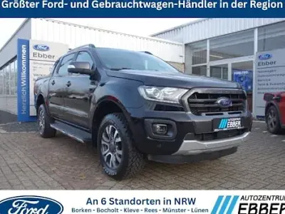 Brugt Ford Ranger Wildtrack 212 HK (155 kW) 2020 Sort Pickup / Ladvogn