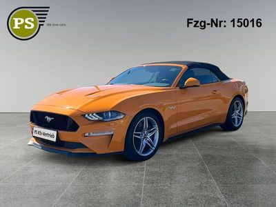 Second-hand Ford Mustang GT Convertible 450 CP (330 kW) 2019 Portocaliu Cabrio