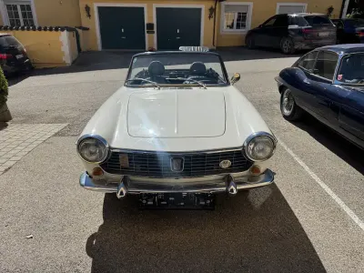 Brugt Fiat 1500 75 HK (55 kW) 1964 Hvid Cabriolet