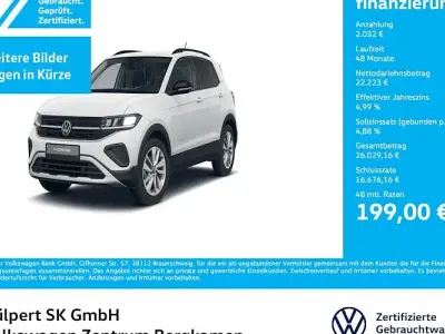 Gebraucht VW T-Cross Goal 150 PS (110 kW) 2025 Weiß SUV