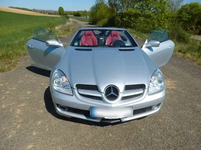 Gebraucht Mercedes SLK200 184 PS (135 kW) 2008 Silber Cabrio
