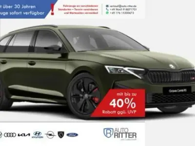Neu Skoda Octavia RS 265 PS (194 kW) 2026 Blau Kombi