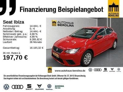 Gebraucht Seat Ibiza Style 110 PS (80 kW) 2021 Rot Limousine