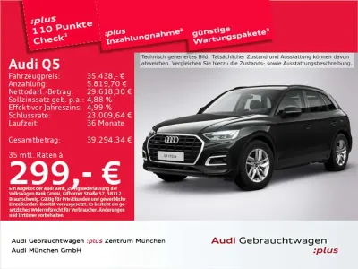 Brugt Audi Q5 Comfort 299 HK (219 kW) 2023 Sort SUV