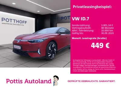 Gebraucht VW ID.7 GTX 250 kW (340 PS) 2025 Kings red metallic Limousine