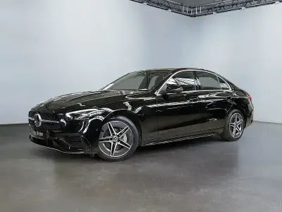 Gebraucht Mercedes C220 AMG 2024 Schwarz Limousine