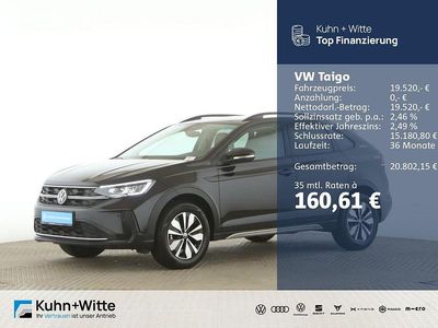 Gebraucht VW Taigo Goal 95 PS (69 kW) 2025 Schwarz SUV