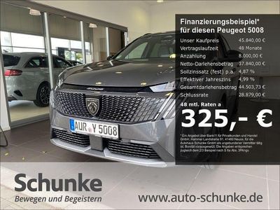 Grau Neu 2025 Peugeot 5008 Allure Van / Kleinbus | 45.840 €
