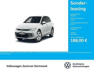 Gebraucht VW Golf VIII Sound 150 PS (110 kW) 2024 Weiß Limousine