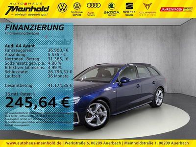 Gebraucht Audi A4 S-Line 204 PS (150 kW) 2024 Blau Kombi