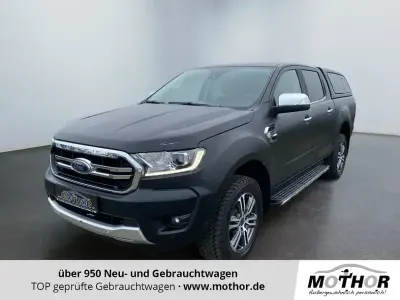 Gebraucht Ford Ranger Limited 212 PS (155 kW) 2022 Schwarz matt foliert Pickup