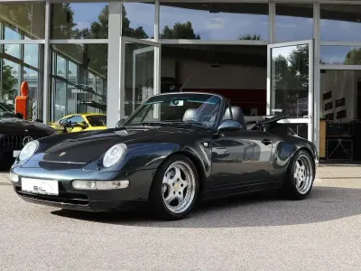 Gebraucht Porsche 911 Carrera 4 Cabriolet 272 PS (200 kW) 1994 Blau metallic Cabrio