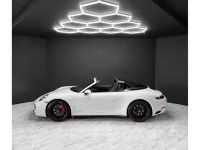 Gebraucht Porsche 911 Carrera 4 GTS Targa 450 PS (330 kW) 2018 Weiß Cabrio