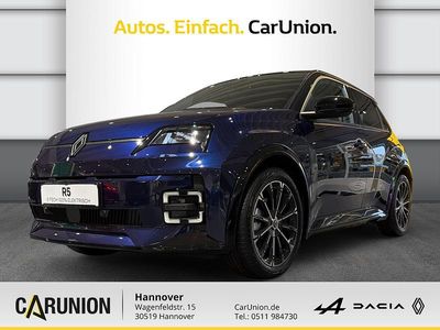 Neu Renault 5 E-Tech Iconic 77 kW (106 PS) 2025 Nachtblau met. / black pearlschwarz met. Limousine