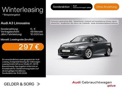 Daytonagrau perleffekt Gebraucht 2025 Audi A3 S-Line Limousine | 31.180 € (Superpreis)