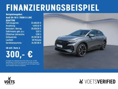 Gebraucht Audi Q4 e-tron S-Line 219 kW (299 PS) 2023 Grau SUV