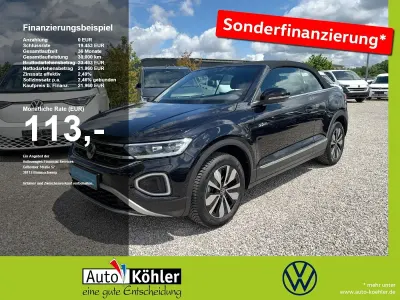 Gebraucht VW T-Roc Cabriolet Goal 116 PS (85 kW) 2025 Deep black perleffekt Cabrio